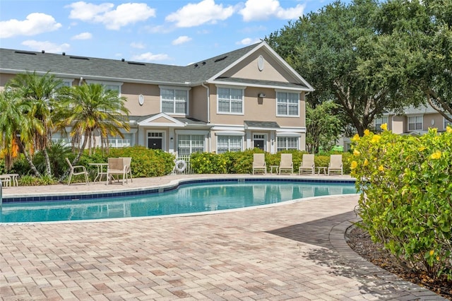 pool featuring a patio