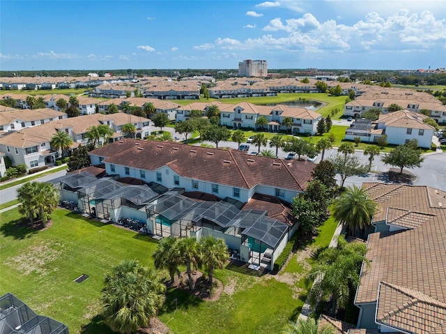 drone / aerial view featuring a residential view