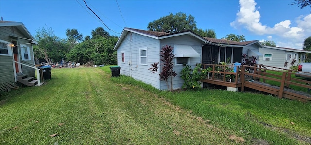 view of front of house with a front yard