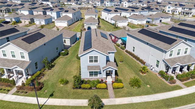 bird's eye view featuring a residential view