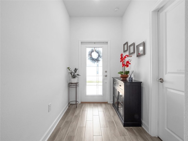 9747 Petition Way, Orlando, FL 32832 - entryway with light wood finished floors and baseboards