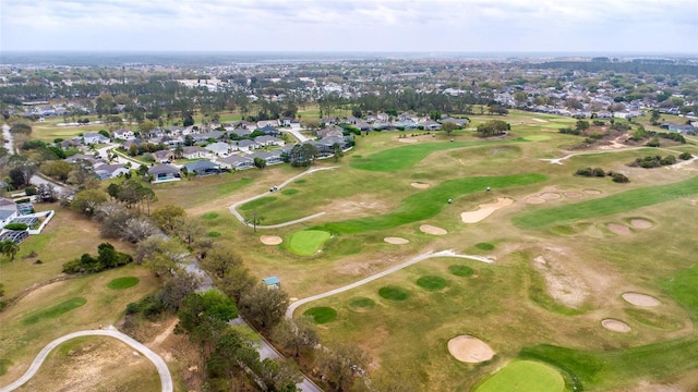 bird's eye view featuring view of golf course