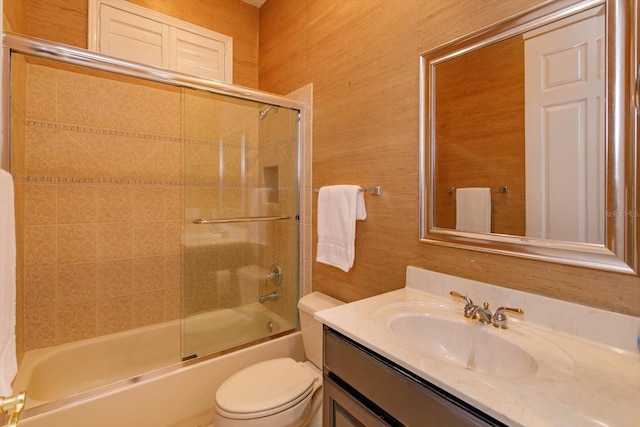 1704 Kersley Cir, Lake Mary, FL 32746 - full bath with shower / bath combination with glass door, vanity, and toilet