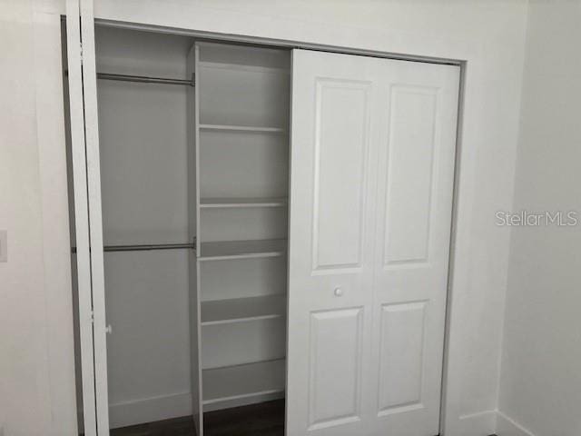 view of closet