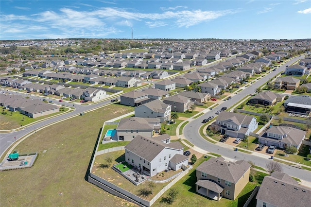 birds eye view of property featuring a residential view