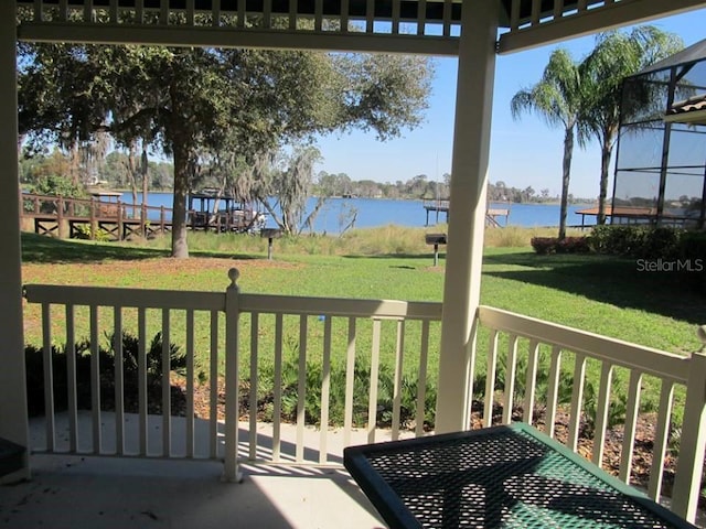 13413 Zori Ln, Windermere, FL 34786 - balcony featuring a water view
