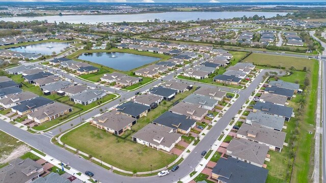 2312 Datura Loop, Saint Cloud, FL 34772 - birds eye view of property with a residential view and a water view