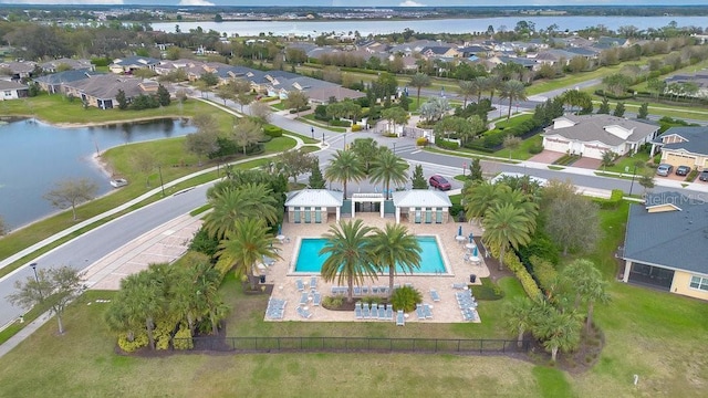 2312 Datura Loop, Saint Cloud, FL 34772 - birds eye view of property featuring a water view and a residential view