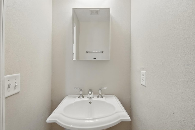 bathroom with a sink