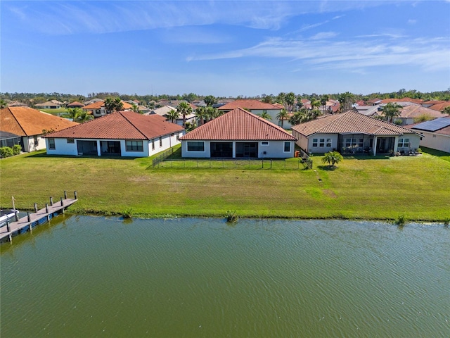 2541 Shoal Bass Way, Kissimmee, FL 34746 - bird's eye view featuring a water view and a residential view