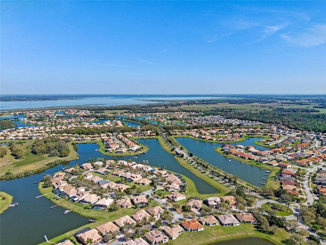 2541 Shoal Bass Way, Kissimmee, FL 34746 - aerial view featuring a water view and a residential view