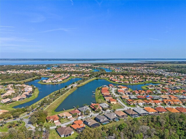 2541 Shoal Bass Way, Kissimmee, FL 34746 - birds eye view of property featuring a water view and a residential view