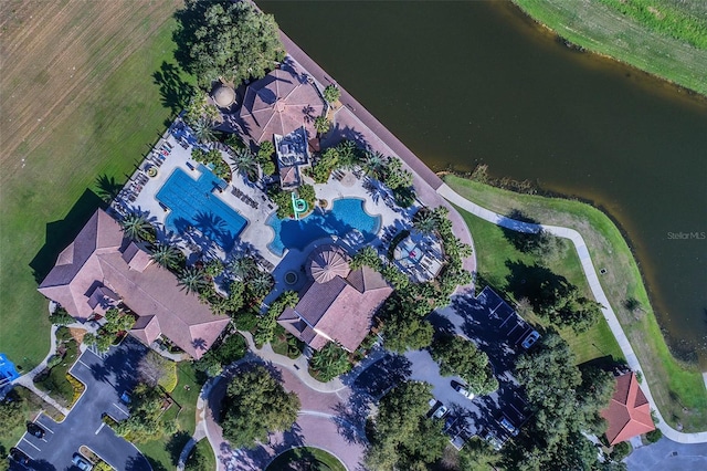 2541 Shoal Bass Way, Kissimmee, FL 34746 - drone / aerial view featuring a water view