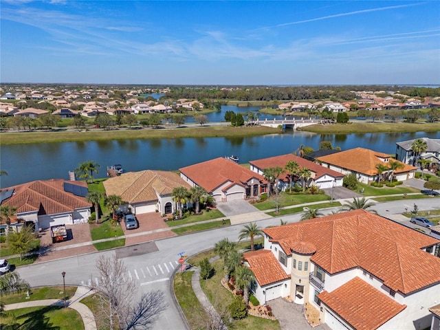 2541 Shoal Bass Way, Kissimmee, FL 34746 - aerial view of residential area featuring a large body of water