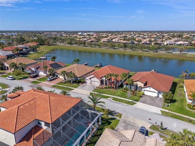 2541 Shoal Bass Way, Kissimmee, FL 34746 - aerial view of residential area with a large body of water