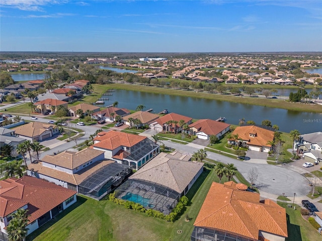 2541 Shoal Bass Way, Kissimmee, FL 34746 - aerial view with a water view and a residential view