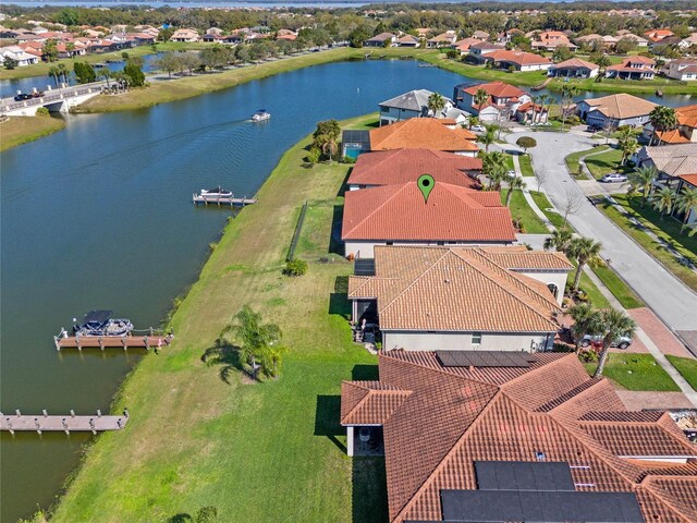 2541 Shoal Bass Way, Kissimmee, FL 34746 - aerial perspective of suburban area with a nearby body of water