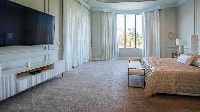 bedroom with carpet flooring