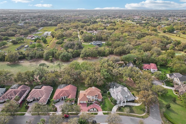 bird's eye view featuring a residential view