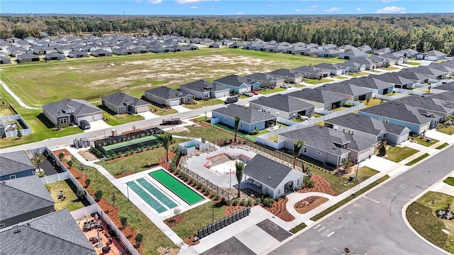 birds eye view of property featuring a residential view