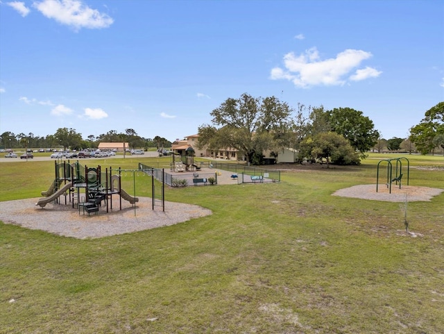 exterior space with playground community