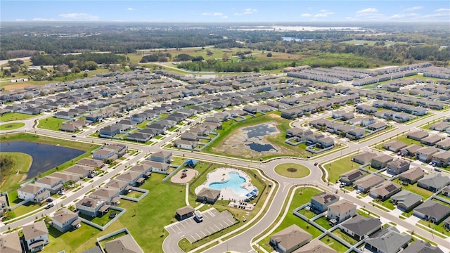 bird's eye view featuring a residential view