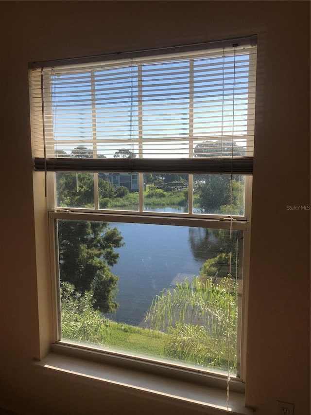 room details with a water view