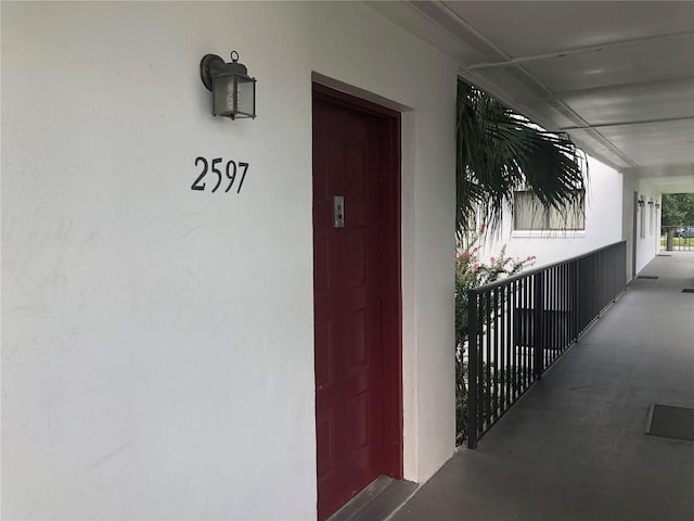 view of entrance to property