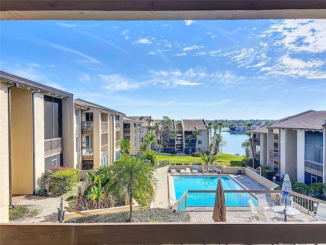 562 Orange Dr Unit 33, Altamonte Springs, FL 32701 - pool with a water view and a patio area