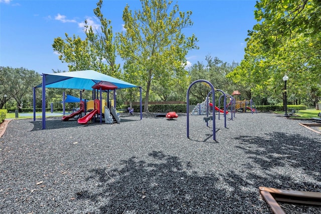 view of communal playground