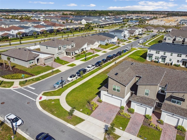 birds eye view of property featuring a residential view