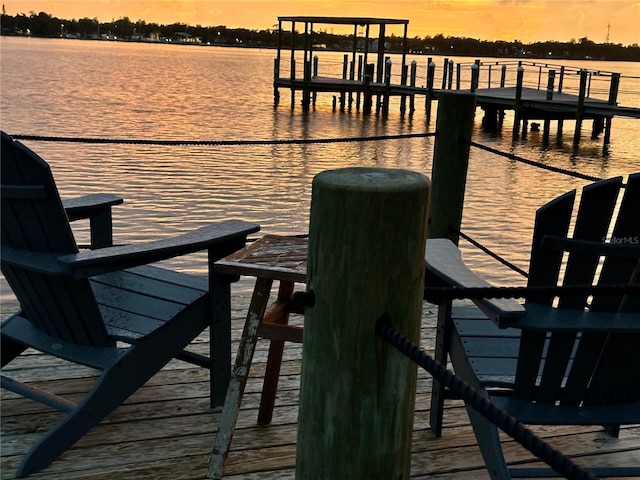 382 Riverside Dr, Ormond Beach, FL 32176 - dock featuring a water view