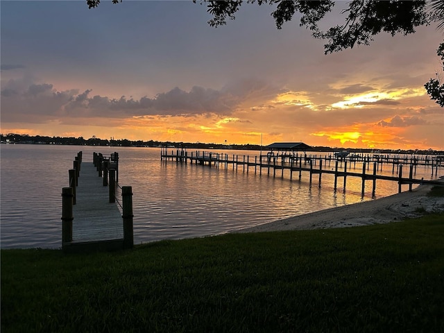 382 Riverside Dr, Ormond Beach, FL 32176 - dock area featuring a water view