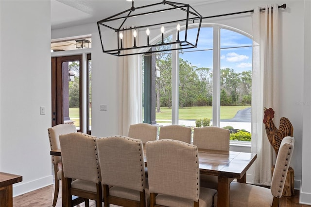 5500 State Road 33, Clermont, FL 34714 - dining space with wood finished floors and baseboards