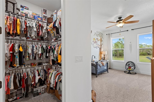 5500 State Road 33, Clermont, FL 34714 - walk in closet with carpet floors and ceiling fan