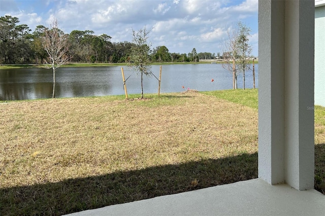 view of water feature