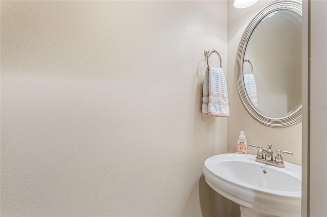 bathroom with a sink