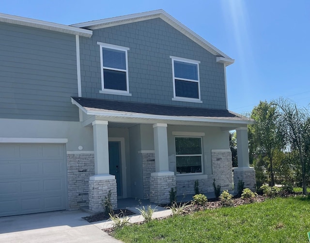 2005 Canton Park Dr, Winter Haven, FL 33881 - craftsman inspired home featuring covered porch and stone siding