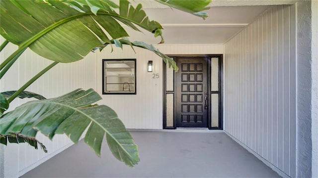 view of entrance to property