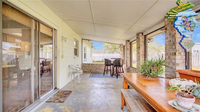 view of patio featuring covered porch