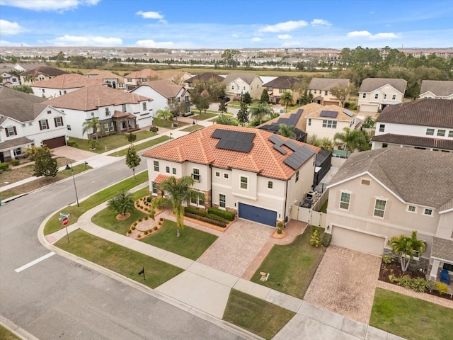 birds eye view of property featuring a residential view