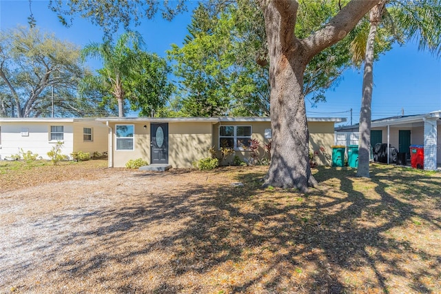 view of ranch-style house