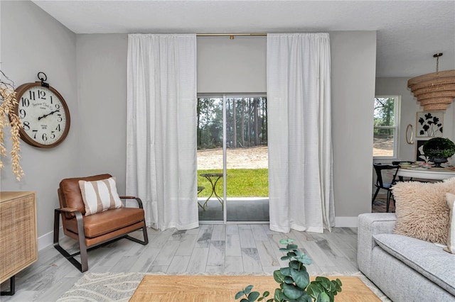 12639 SW 78th Pl, Dunnellon, FL 34432 - living area with wood finished floors and baseboards