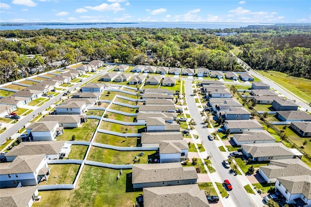 bird's eye view featuring a residential view