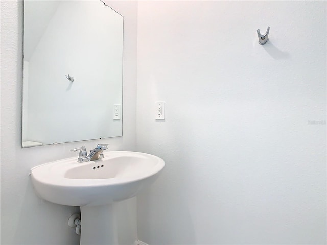 bathroom with a sink