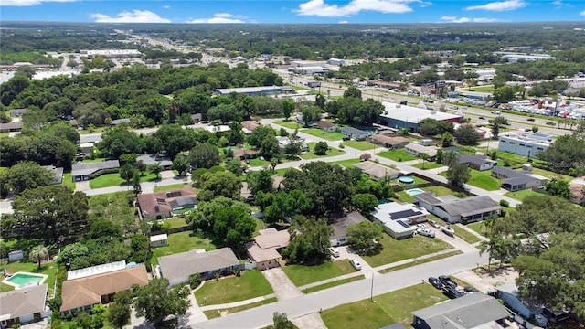 bird's eye view featuring a residential view