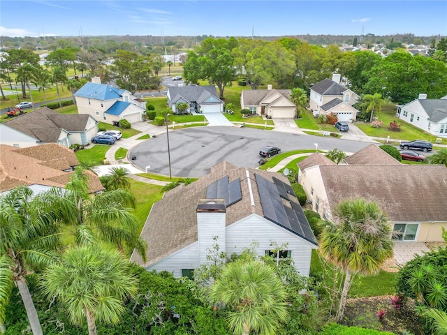 birds eye view of property featuring a residential view