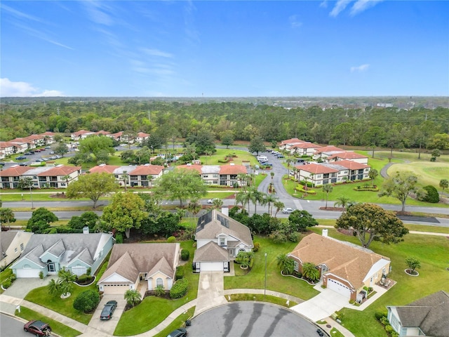 drone / aerial view featuring a residential view