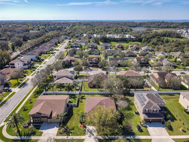 drone / aerial view featuring a residential view