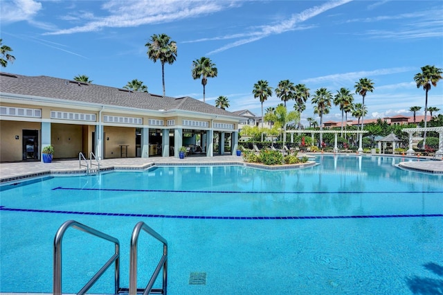 view of community pool